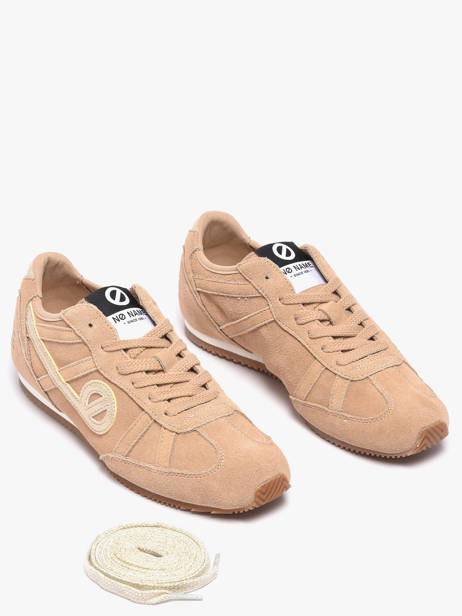 Sneakers Uit Leder No name Beige women EREZ04BA ander zicht 1